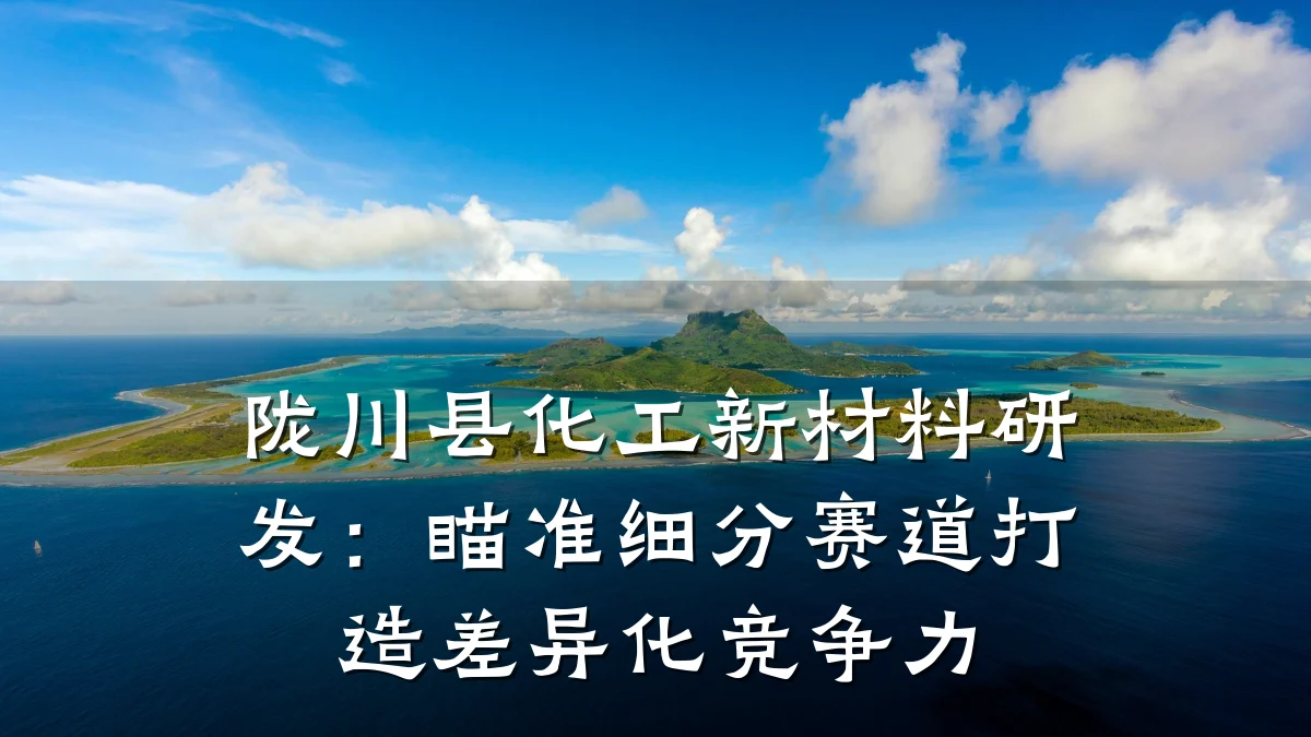 陇川县化工新材料研发：瞄准细分赛道打造差异化竞争力