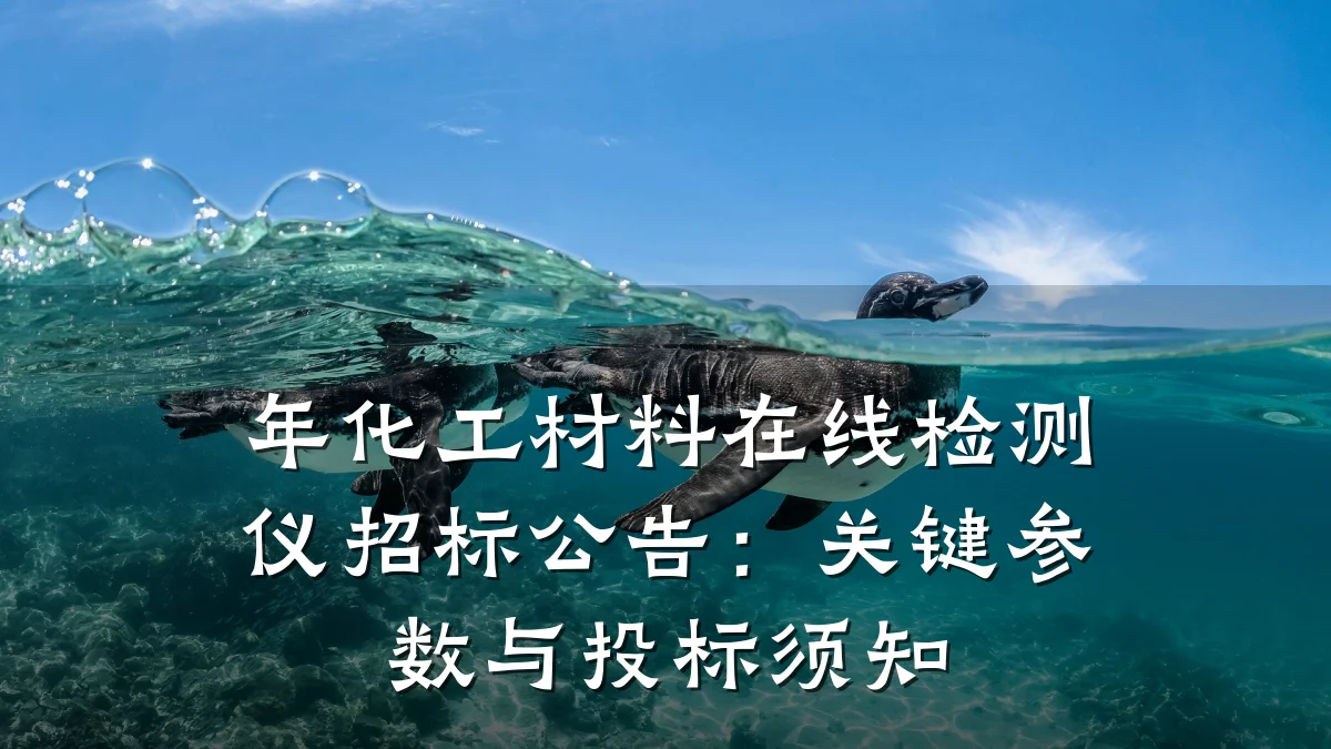 年化工材料在线检测仪招标公告：关键参数与投标须知
