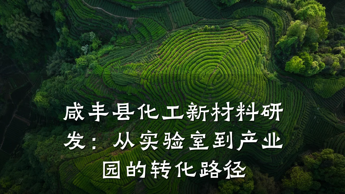 咸丰县化工新材料研发:从实验室到产业园的转化路径