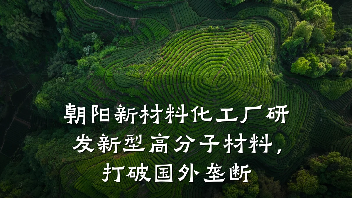 朝阳新材料化工厂研发新型高分子材料，打破国外垄断