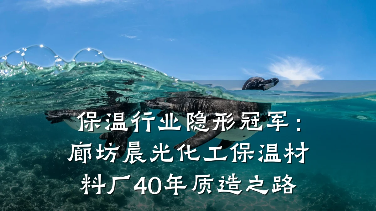 保温行业隐形冠军:廊坊晨光化工保温材料厂40年质造之路