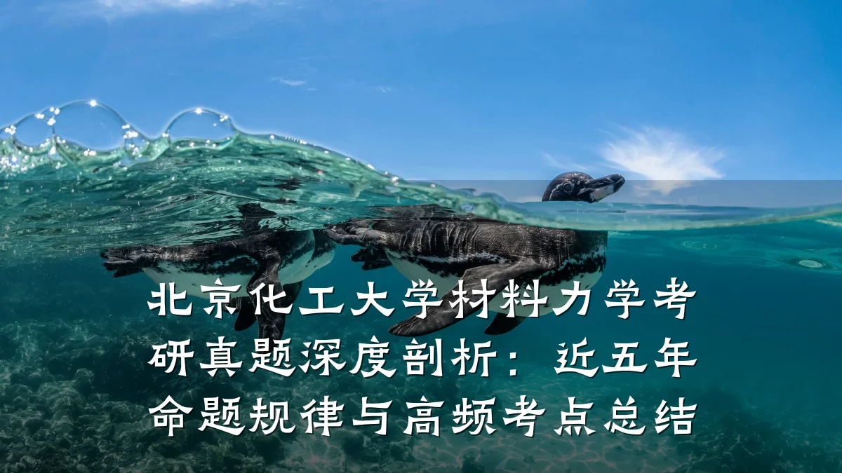 北京化工大学材料力学考研真题深度剖析:近五年命题规律与高频考点总结