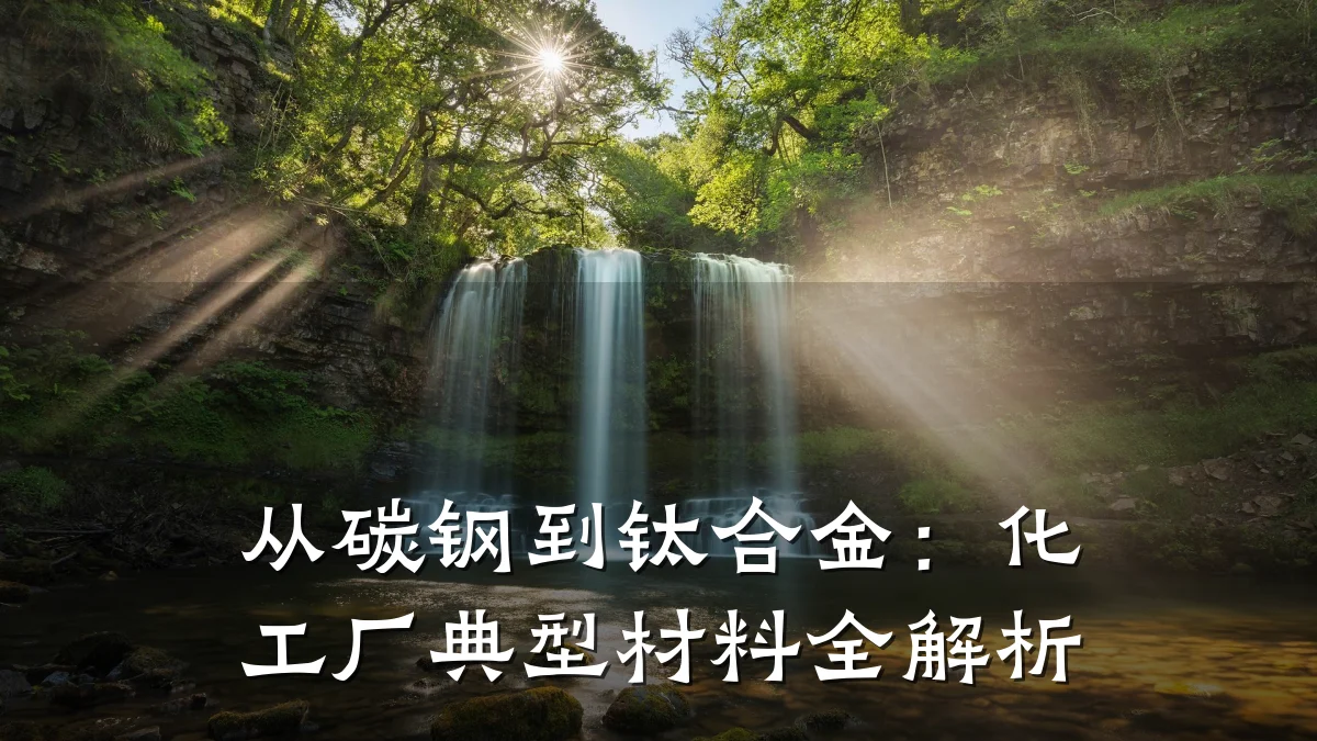 从碳钢到钛合金：化工厂典型材料全解析