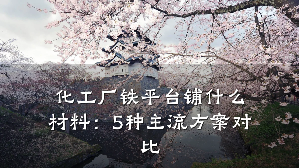 化工厂铁平台铺什么材料：5种主流方案对比
