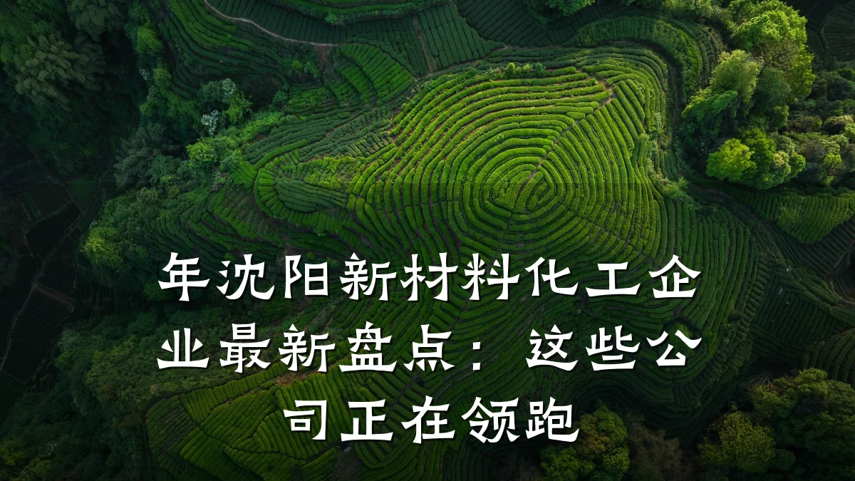 年沈阳新材料化工企业最新盘点：这些公司正在领跑