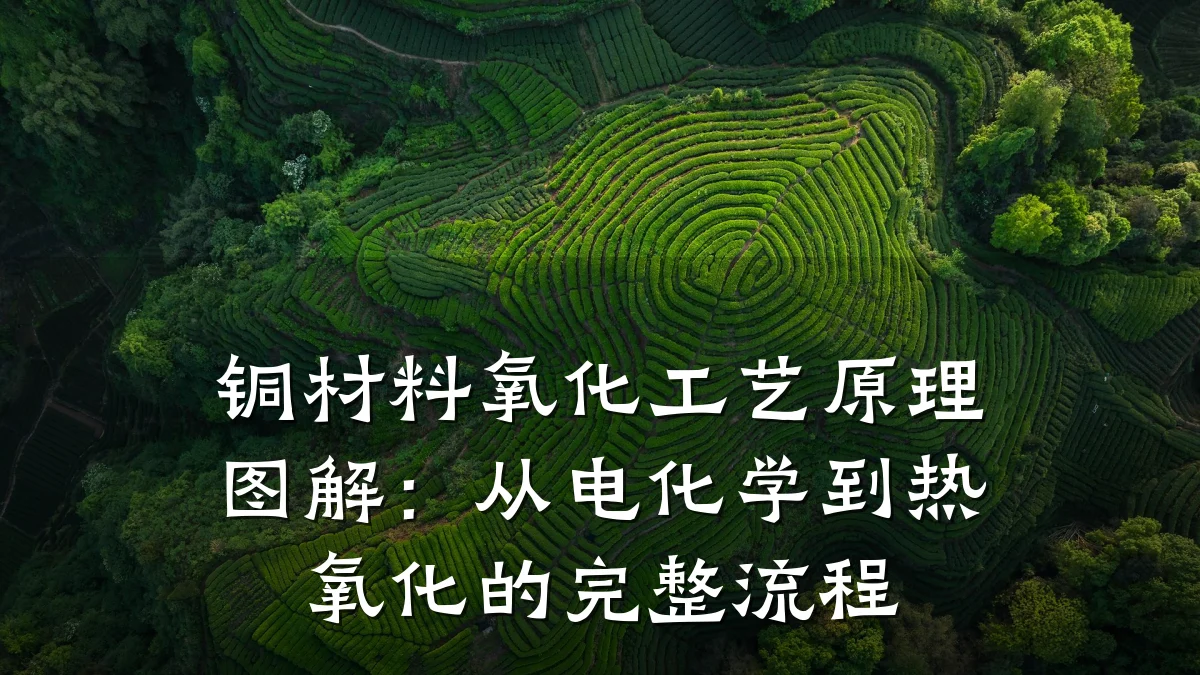 铜材料氧化工艺原理图解：从电化学到热氧化的完整流程