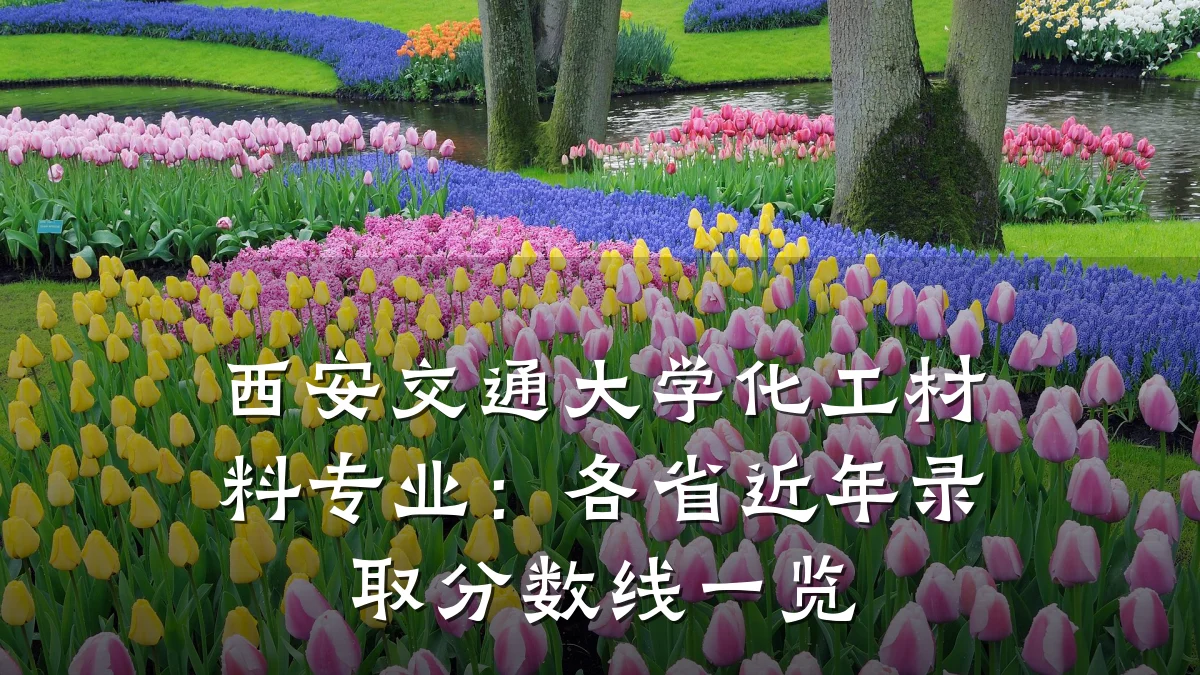 西安交通大学化工材料专业:各省近年录取分数线一览