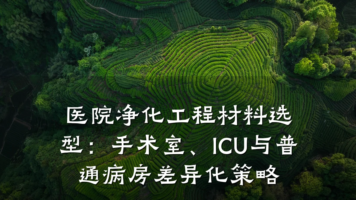 医院净化工程材料选型：手术室、ICU与普通病房差异化策略