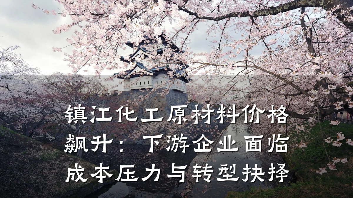 镇江化工原材料价格飙升:下游企业面临成本压力与转型抉择
