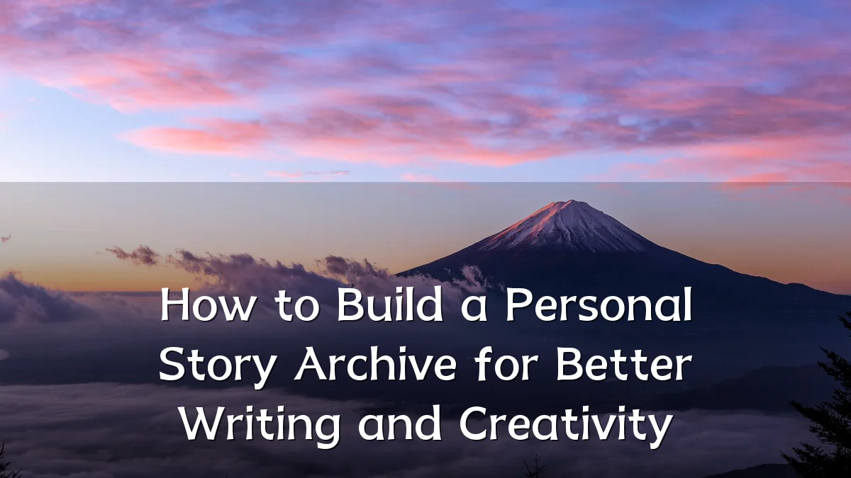 How to Build a Personal Story Archive for Better Writing and Creativity